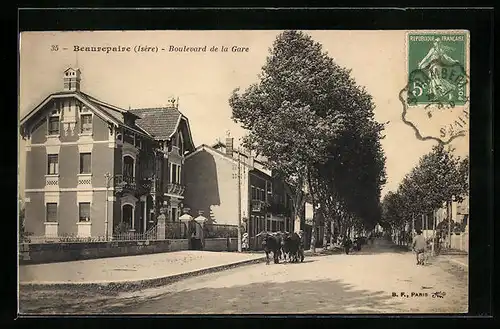 AK Beaurepaire, Boulevard de la Gare