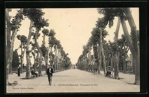 AK Pézénas, Promenade du Pré