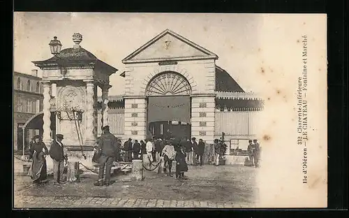 AK Ile d`Oléron, Le Chateau, Fontain et Marché