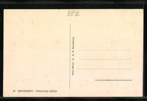 AK Remiremont, Place Jules Méline