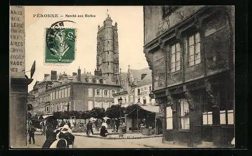AK Péronne, Marché aux Herbes