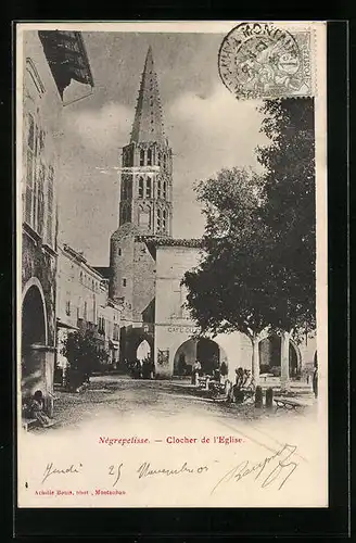 AK Négrepelisse, Clocher de l`Eglise