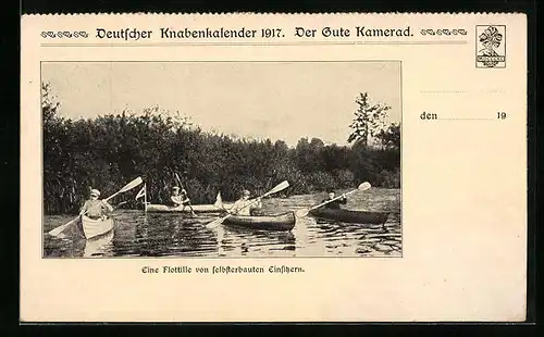 AK Eine Flottille von selbsterbauten Einsitzern