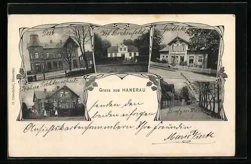 AK Hanerau, Post, Apotheke, Höhere Töchterschule