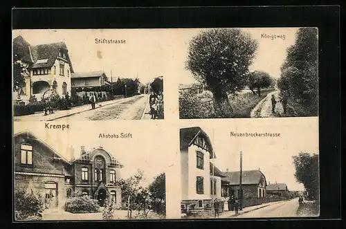 AK Krempe, Ahsbahs Stift, Königsweg, Neubrockerstrasse