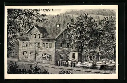 AK Gehlberg i. Thüringer Wald, Gasthof Herzog Alfred