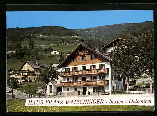 AK Sexten, Pension Haus Franz Watschinger