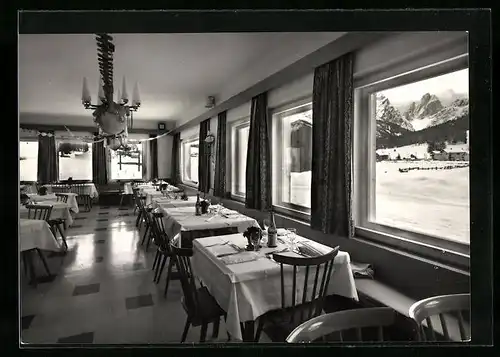 AK Sexten im Pustertal, Gasthof Waldheim, Innenansicht