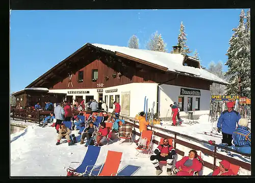 AK S. Candido-Innichen, Restaurant Haunold im Schnee