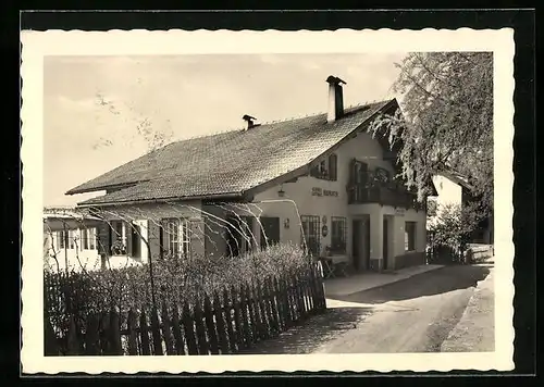 AK Oberbozen-Maria Himmelfahrt am Ritten, Gasthaus Rosengarten