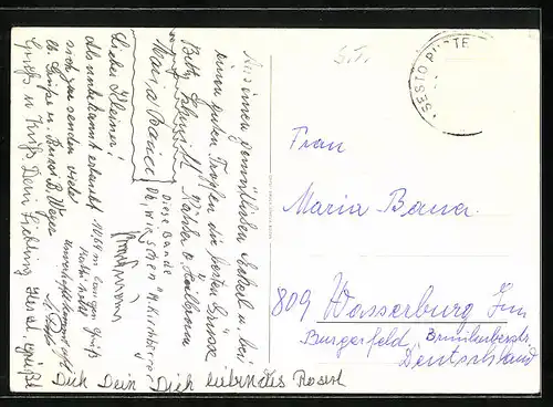 AK Sexten, Gasthaus Sextner Hof, Innenansichten