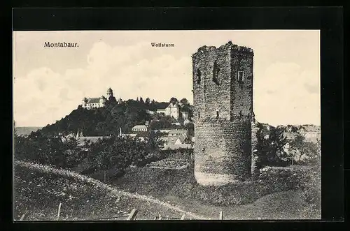 AK Montabaur, Panorama mit Wolfsturm