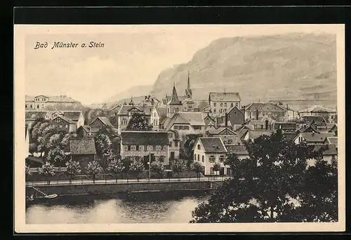 AK Bad Münster a. Stein, Panorama