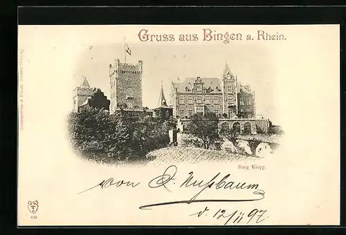 AK Bingen a. Rhein, Burg Klopp