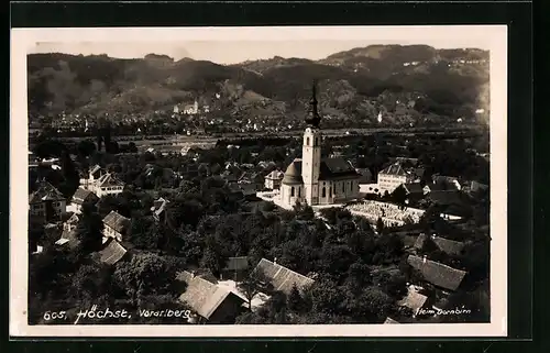 AK Höchst, Panorama, Ballonaufnahme