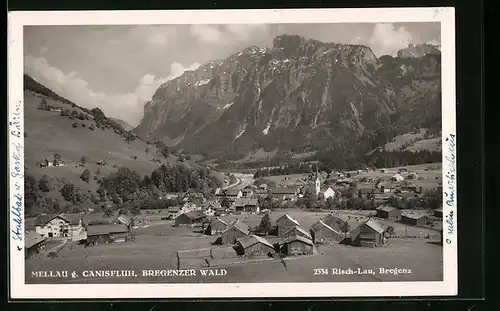 AK Mellau, Panorama m. Canisfluh
