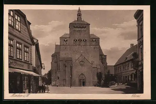 AK Minden i. W., Kirche und Handlung von Carl Thissen