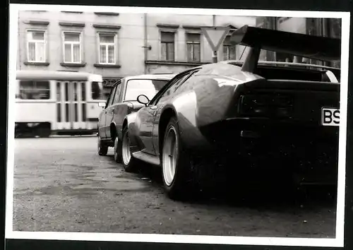 Fotografie DDR-MMM in Leipzig, Auto De Tomaso Pantera 1983