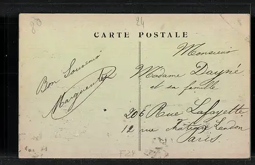 AK Faux, Rue de la Poste