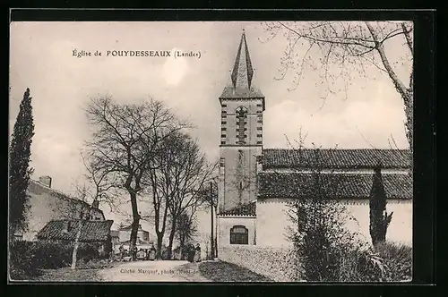 AK Pouydesseaux, l'Église