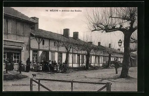 AK Mézos, Avenue des Ecoles