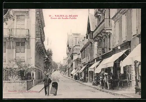 AK Salies-de-Béarn, Cours du Jardin Public