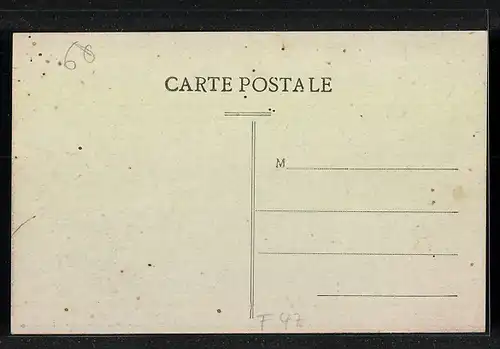 AK Castelmoron-sur-Lot, Grande Rue et partie centrale, Chocolat Louit