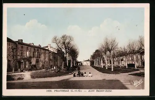 AK Prayssias, Allée Sainte-Anne