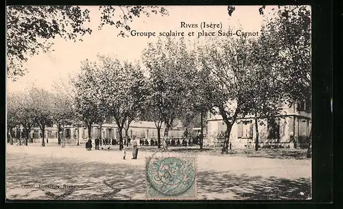 AK Rives, Groupe scolaire et place Sadi-Carnot