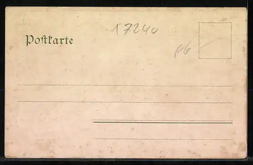 AK Grimma, Gattersburg mit Tonnenbrücke