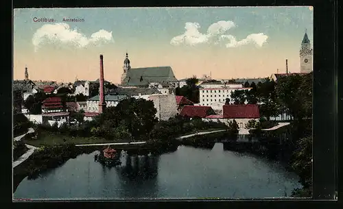 AK Cottbus, Blick auf den Amtsteich