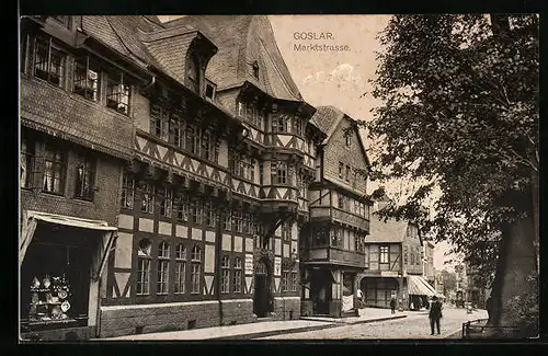 AK Goslar, Partie der Marktstrasse