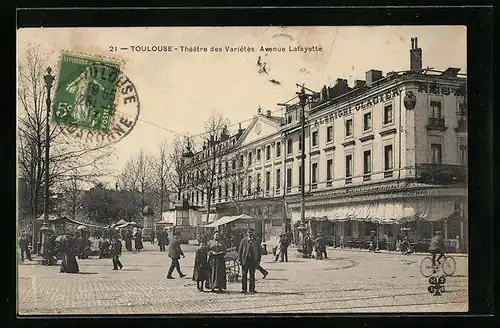 AK Toulouse, Theatre des Varietes, Avenue Lafayette