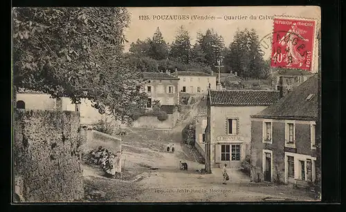 AK Pouzauges, Quartier du Calvaire