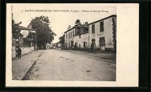 AK Saint-Georges-de-Montaigu, Milieu et haut du Bourg