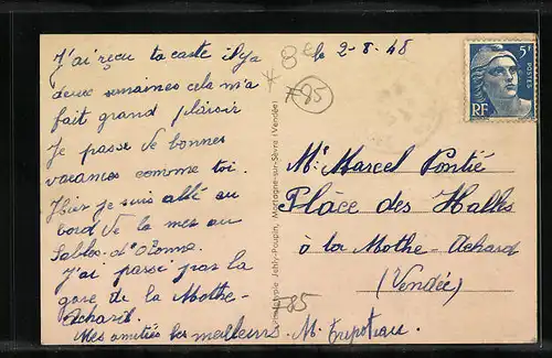 AK Chantonnay, Rue Principale, Strassenpartie