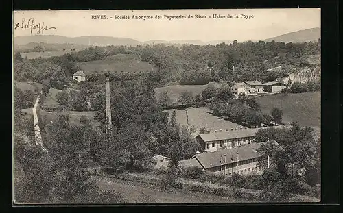 AK Rives, Société Anonyme des Papeteries de Rives, Usine de la Poype