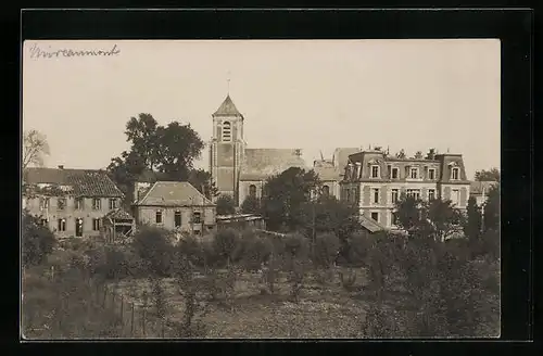 Foto-AK Miraumont, Une vue