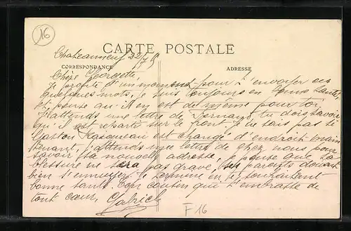 AK Chateauneuf-sur-Charente, Rue de Cognac