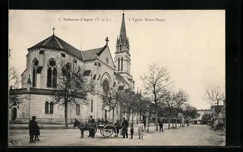 AK Valence-d`Agen, L`Eglise Notre-Dame