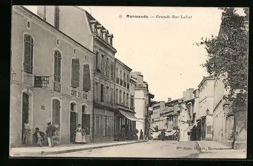 AK Marmande, Grande Rue Labat