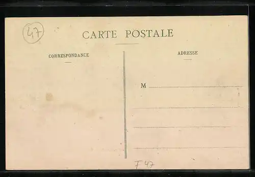 AK La Croix Blanche, Entrée de la Forêt