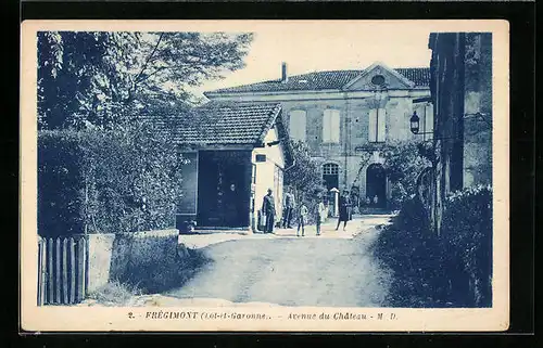 AK Frégimont, Avenue du Château