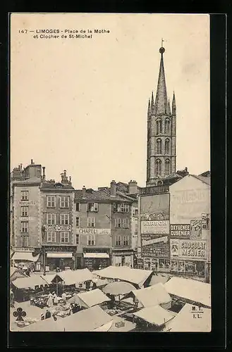 AK Limoges, Place de la Monte, St-Michel