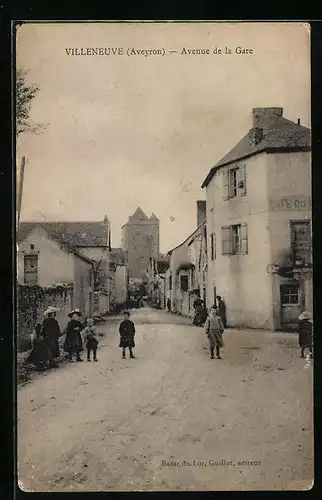 AK Villeneuve, Avenue de la Gare