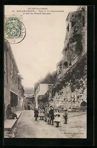 AK Rocamadour, Rue de Couronnerie