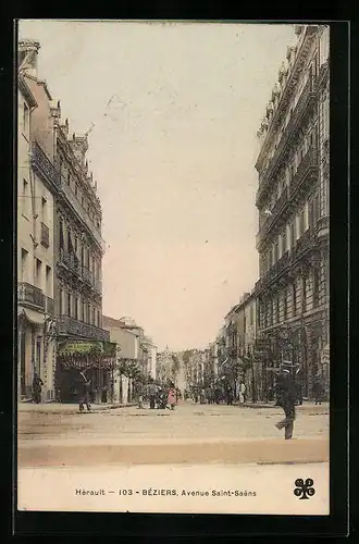 AK Béziers, Avenue Saint-Saens