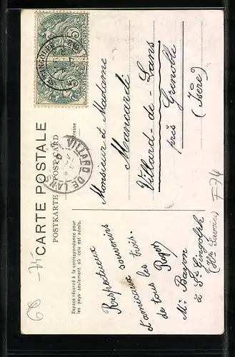 AK St-Gingolph, Rue et Eglise