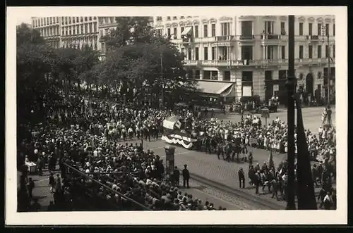 AK Wien, X. Deutsches Sängerbundesfest 1928, Festumzug