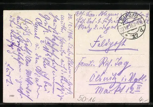 AK Leipzig, Zoologischer Garten mit Hauptgebäude